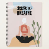 Yoga, Begin om te ademen Planner (Voorkant)
