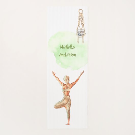 Yoga Begins Fitness Mat (Achterkant)