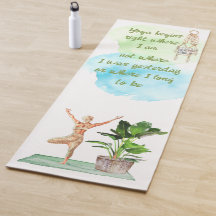 Yoga Begins Fitness Mat