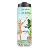 Yoga Begins Travel Mug Thermosbeker (Voorkant)
