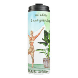 Yoga Begins Travel Mug Thermosbeker