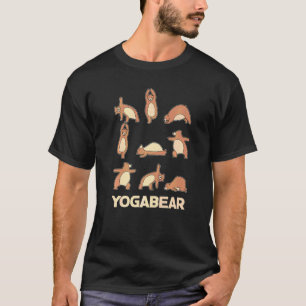 Yoga Bessen Beer Pose Berry Motive Meditatie Acr T-shirt