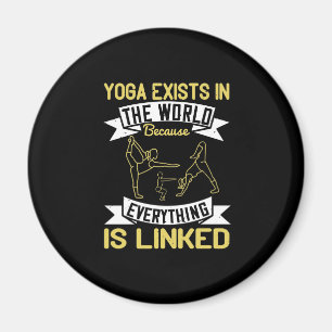 Yoga bestaat in de wereld omdat alles in elkaar zi magneet