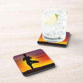 Yoga Beverage Coaster Bier Onderzetter (Rechterzijde)