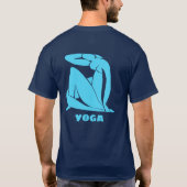 Yoga, bewerken, tekst toevoegen, personaliseren t-shirt (Achterkant)