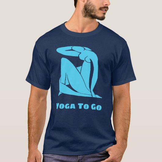 Yoga, bewerken, tekst toevoegen, personaliseren t-shirt (Voorkant)