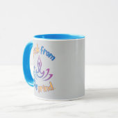 Yoga BFTG koffie Mok (Voorkant links)