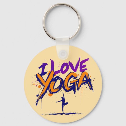 Yoga Bliss Sleutelhanger (Voorkant)
