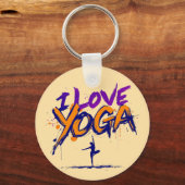 Yoga Bliss Sleutelhanger (Achterkant)