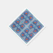 Yoga Blue Mandala Patroon Papieren servetten (Hoek)