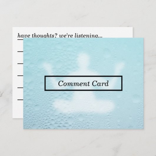 yoga blur-commentaarkaart briefkaart (Voorkant / Achterkant)