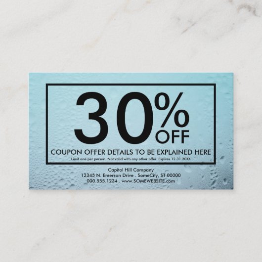 yoga blur coupon (Voorkant)