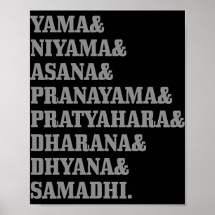 Yoga Boeddhisme Hindoeïsme Sanskriet Boeddha Yogi  Poster