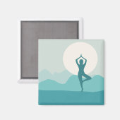 Yoga Boom Pose Magneet (Voorkant / Achterkant)