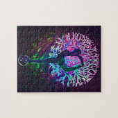 Yoga Boom Vredes Regenboog Legpuzzel (Horizontaal)