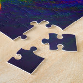 Yoga Boom Vredes Regenboog Legpuzzel (Zijkant)