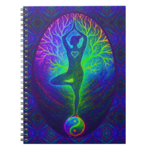 Yoga Boom Vredesregenboog Notitieboek