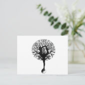 Yoga-boombalans Briefkaart (Staand voorkant)