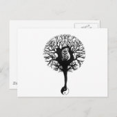 Yoga-boombalans Briefkaart (Voorkant / Achterkant)