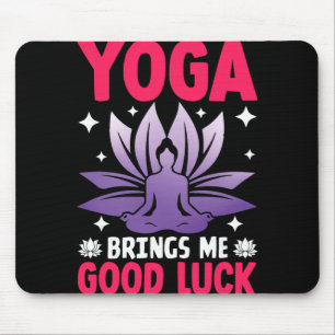 Yoga Brengt Me Goed Geluk Meditatieve Rust Muismat