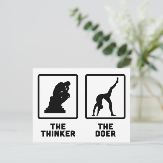 Yoga Briefkaart (Staand voorkant)