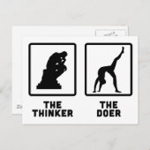 Yoga Briefkaart (Voorkant / Achterkant)