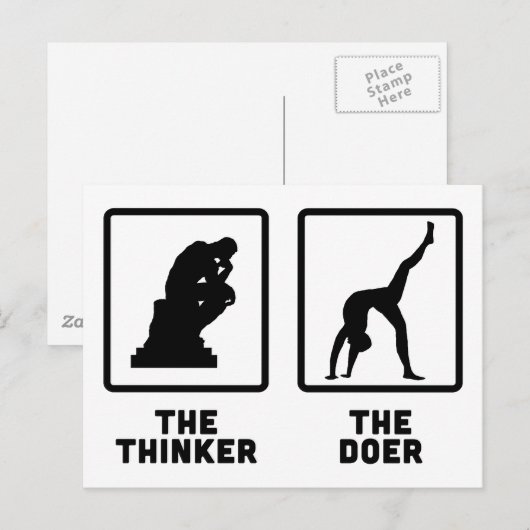 Yoga Briefkaart (Voorkant / Achterkant)