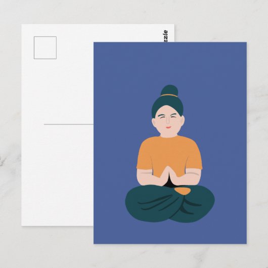 Yoga  briefkaart (Voorkant / Achterkant)