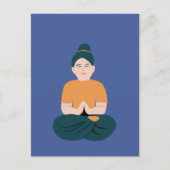 Yoga  briefkaart (Voorkant)