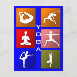 Yoga briefkaart