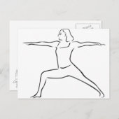 Yoga Briefkaart (Voorkant / Achterkant)
