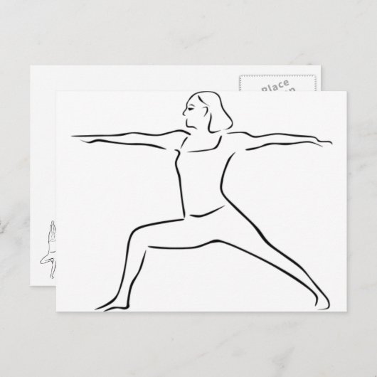 Yoga Briefkaart (Voorkant / Achterkant)