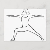 Yoga Briefkaart (Voorkant)