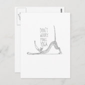 Yoga Briefkaart (Voorkant / Achterkant)