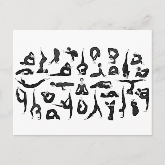 Yoga Briefkaart (Voorkant)