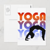 yoga briefkaart (Voorkant / Achterkant)