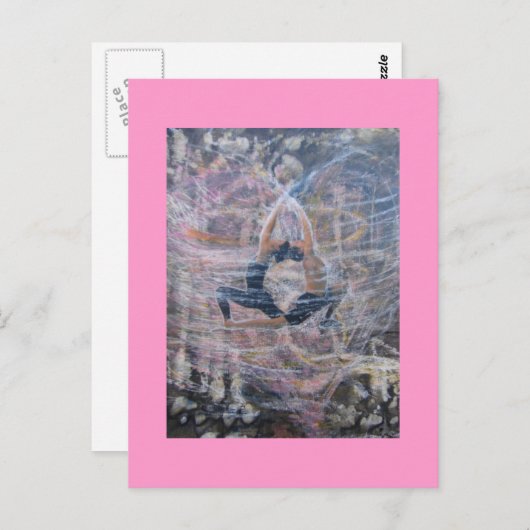 Yoga briefkaart (Voorkant / Achterkant)