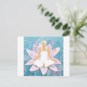 yoga briefkaart (Staand voorkant)