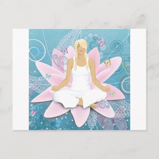 yoga briefkaart (Voorkant)