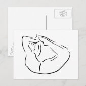 Yoga Briefkaart (Voorkant / Achterkant)