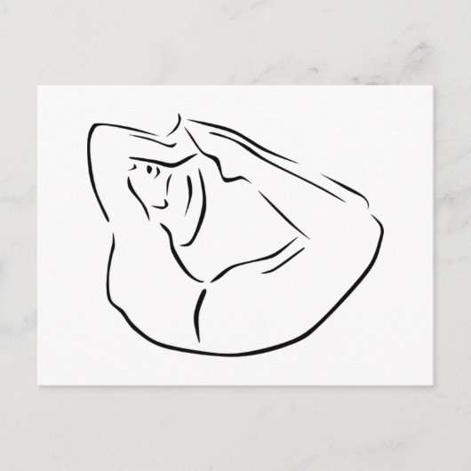 Yoga Briefkaart (Voorkant)