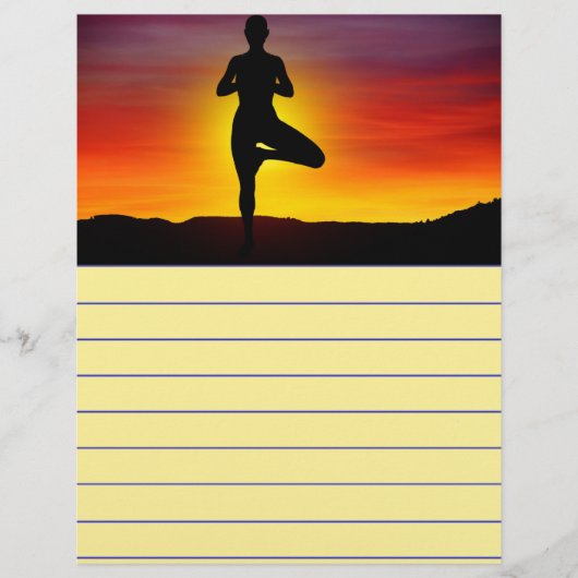 Yoga Briefpapier (Voorkant)