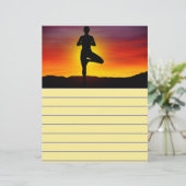 Yoga Briefpapier (Staand voorkant)