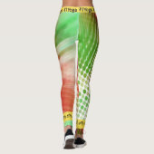Yoga Broek | Abstract | Kleurrijk Leggings (Achterkant)
