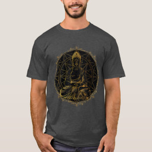 Yoga Buddha Mandala Design for women mannen Mandal T-shirt