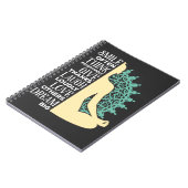 Yoga Buddhist Meditation Quote Zen Boeddhisme Notitieboek (Linkerzijde)