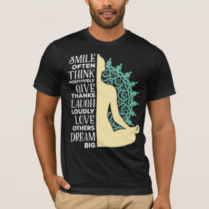 Yoga Buddhist Meditation Quote Zen Boeddhisme T-shirt