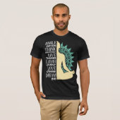 Yoga Buddhist Meditation Quote Zen Boeddhisme T-shirt (Voorkant volledig)