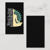 Yoga Buddhist Meditation Quote Zen Boeddhisme Visitekaartje (Voorkant / Achterkant)