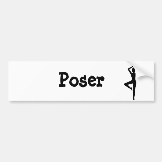Yoga Bumpersticker (Voorkant)